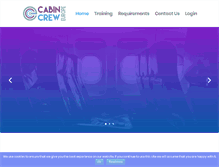 Tablet Screenshot of cabincreweurope.com